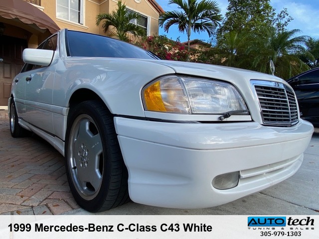 1999 Mercedes-Benz C-Class C43 AMG WHITE
